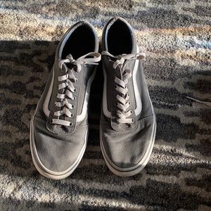 Gray  low top Vans